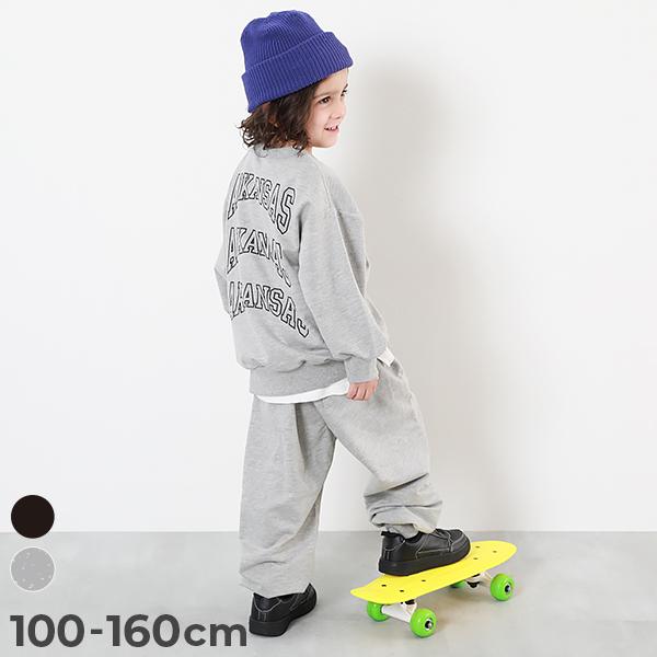 セットアップ パジャマ キッズ バックロゴプリント ミニ裏毛 子供服 男の子 女の子 ルームウェア 長袖ルームウェア パジャマ デビロック devirock | devirock