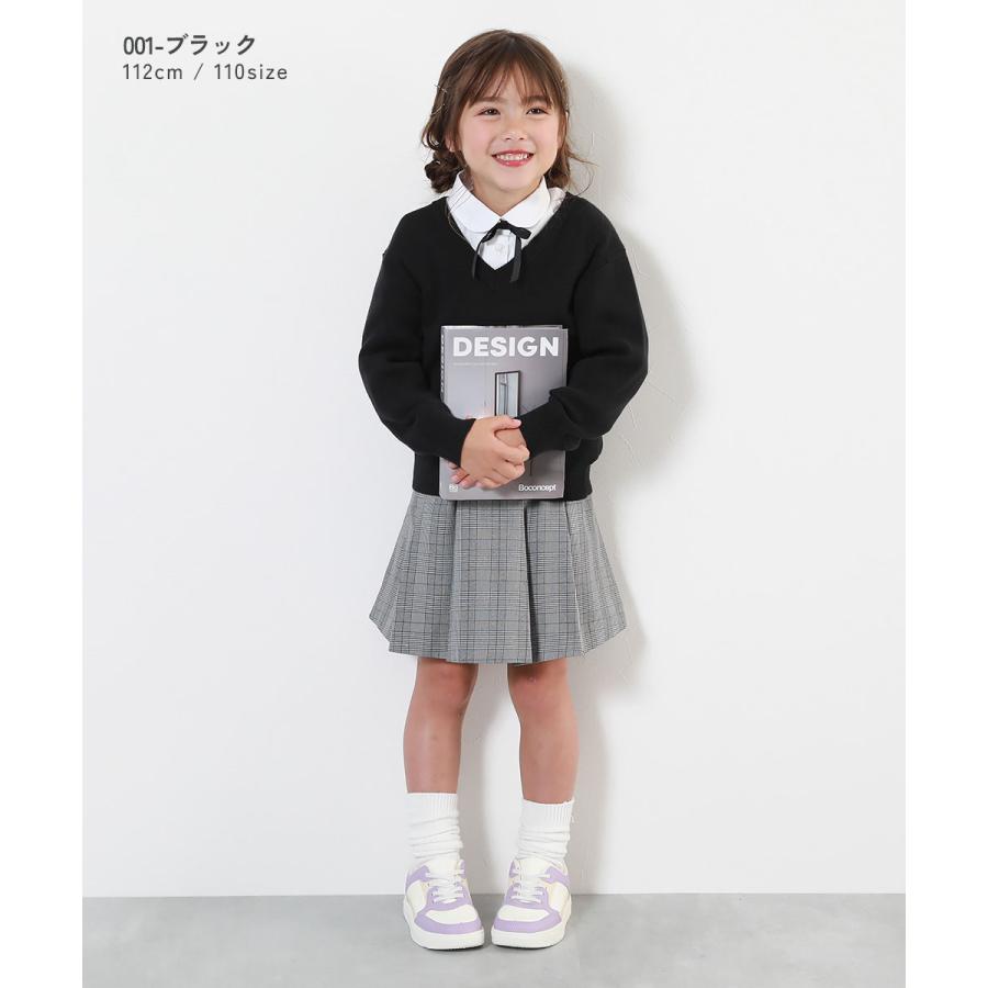 綿100％ 洗える スクールニット Vネック プルオーバー キッズ 子供服 男の子 女の子  デビロック devirock | devirock | 11