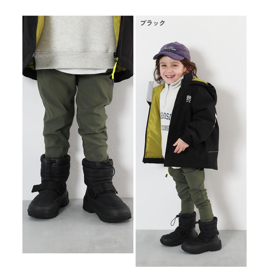 子供服 防滑 撥水 中綿スノーブーツ(ボアインソール付き)キッズ 男の子 女の子 シューズ ブーツ 靴 デビロック devirock | devirock | 09