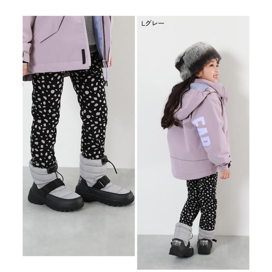 子供服 防滑 撥水 中綿スノーブーツ(ボアインソール付き)キッズ 男の子 女の子 シューズ ブーツ 靴 デビロック devirock | devirock | 11