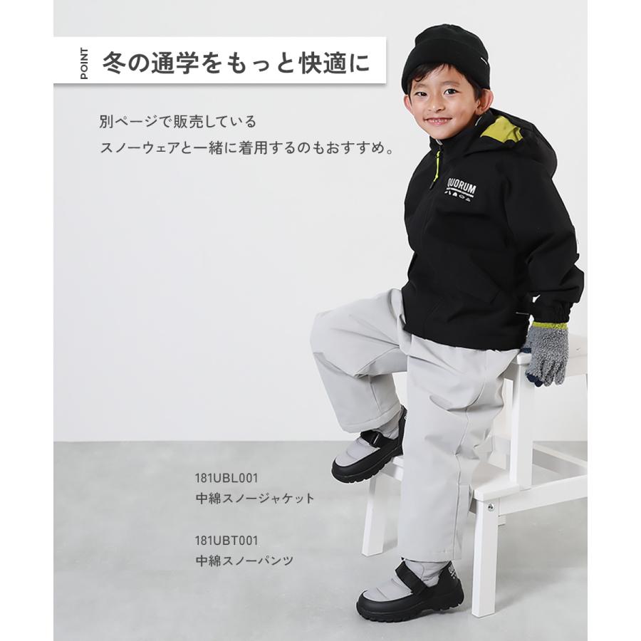 子供服 防滑 撥水 中綿スノーブーツ(ボアインソール付き)キッズ 男の子 女の子 シューズ ブーツ 靴 デビロック devirock | devirock | 08