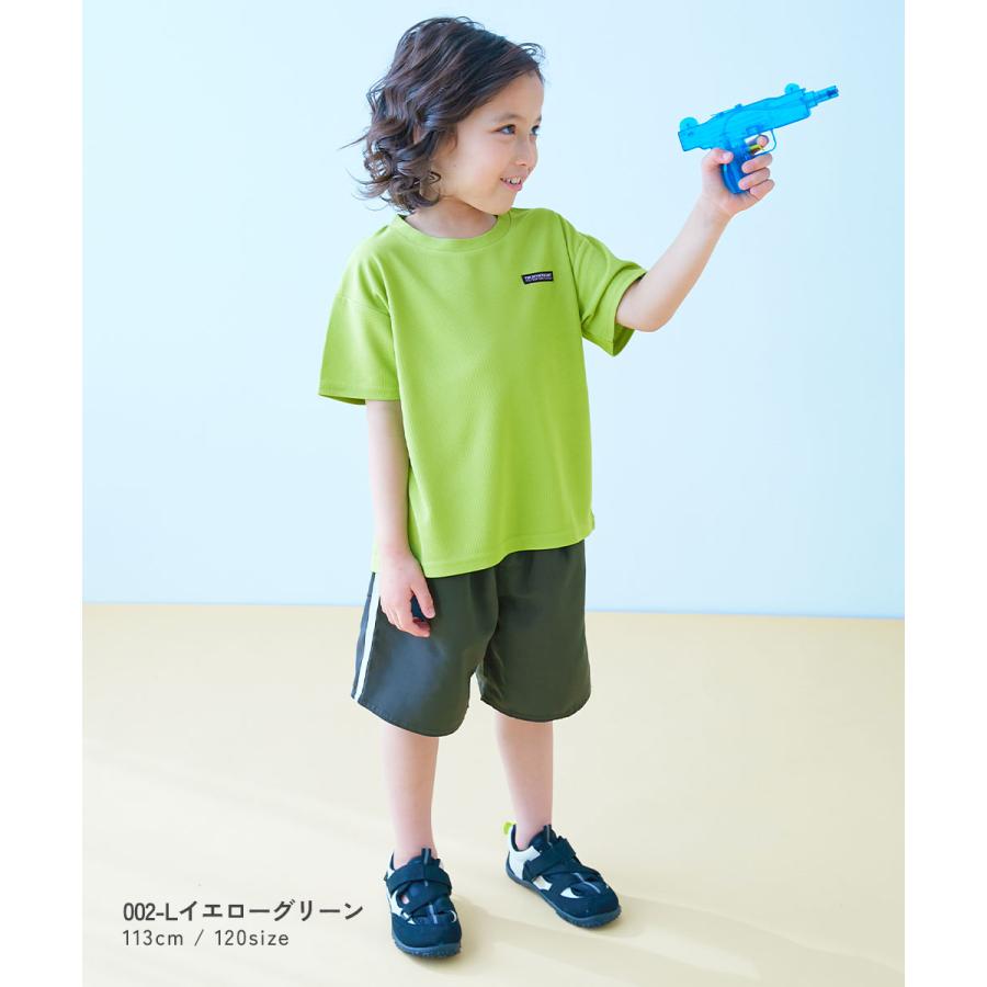 【アウトレット】水着 セットアップ水着 プールグッズ 水泳 海水浴 UVカット ラッシュTシャツ&ラインサーフパンツ セットアップ水着 キッズ 子供服 | devirock | 09