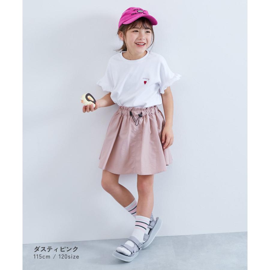 インナーパンツ付 スカッツ 【水はじく】撥水ナイロン ドロストスカート(インパン付き)  devirock 26ss_水はじく 26summer_girls | devirock | 17
