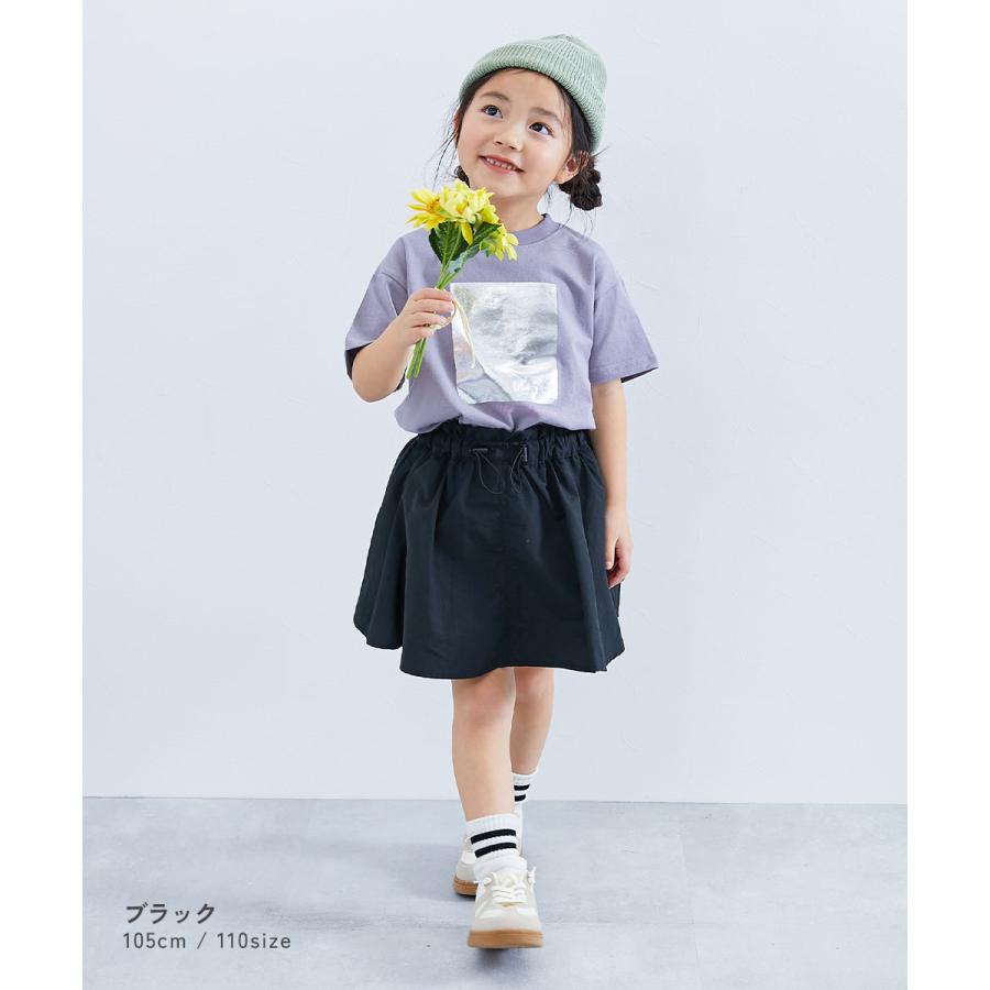 インナーパンツ付 スカッツ 【水はじく】撥水ナイロン ドロストスカート(インパン付き)  devirock 26ss_水はじく 26summer_girls | devirock | 11