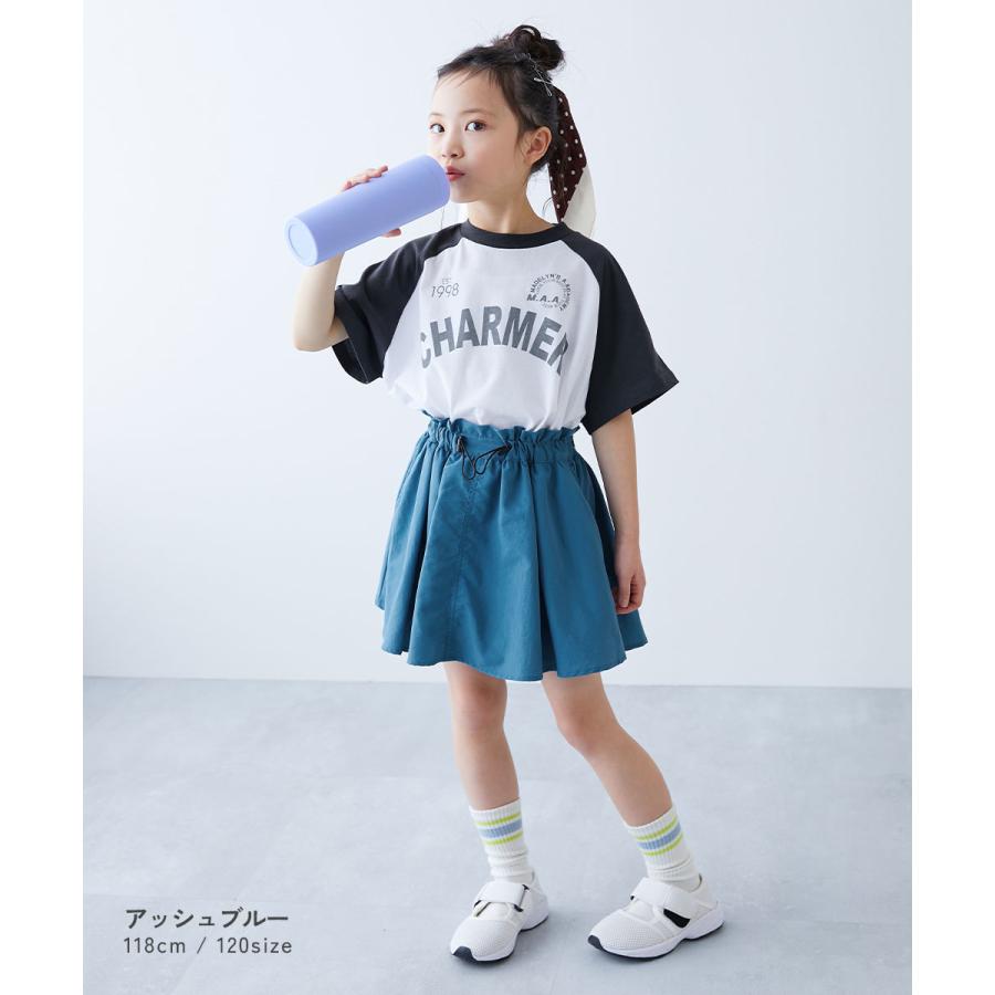 インナーパンツ付 スカッツ 【水はじく】撥水ナイロン ドロストスカート(インパン付き)  devirock 26ss_水はじく 26summer_girls | devirock | 14