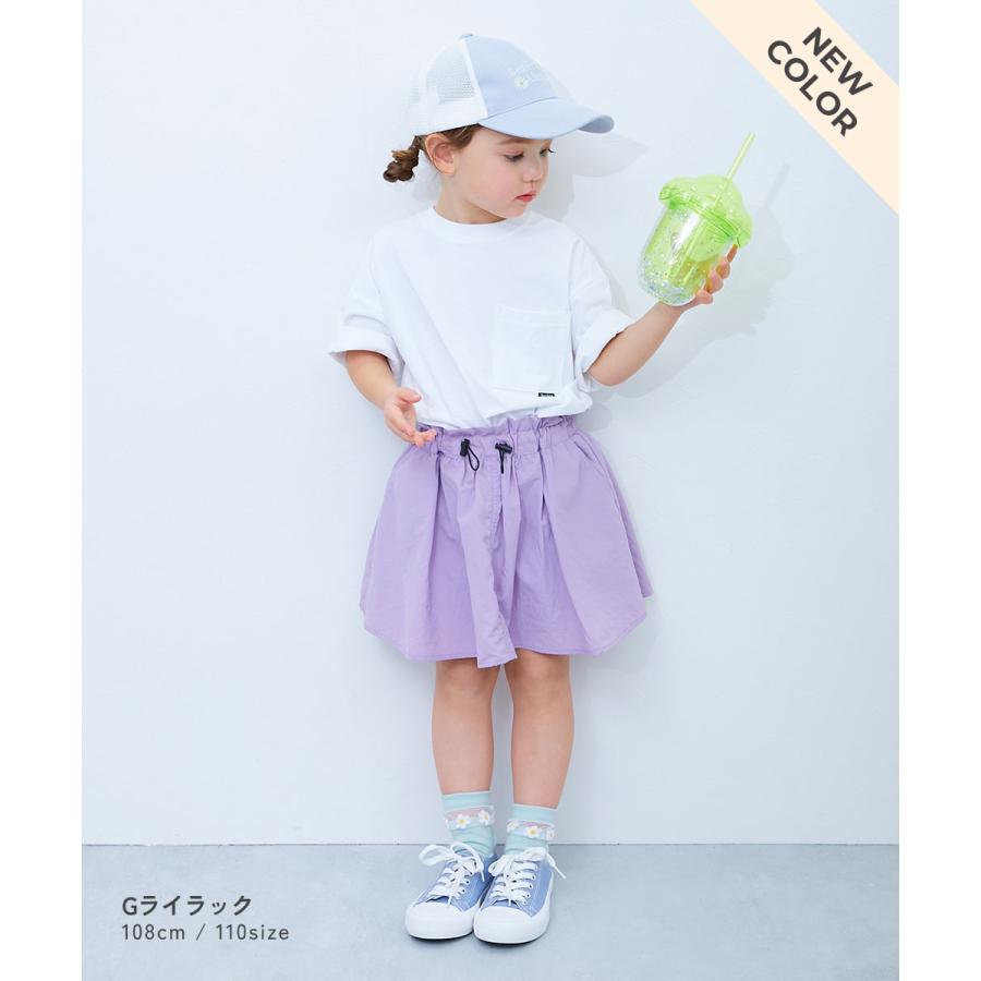インナーパンツ付 スカッツ 【水はじく】撥水ナイロン ドロストスカート(インパン付き)  devirock 26ss_水はじく 26summer_girls | devirock | 16