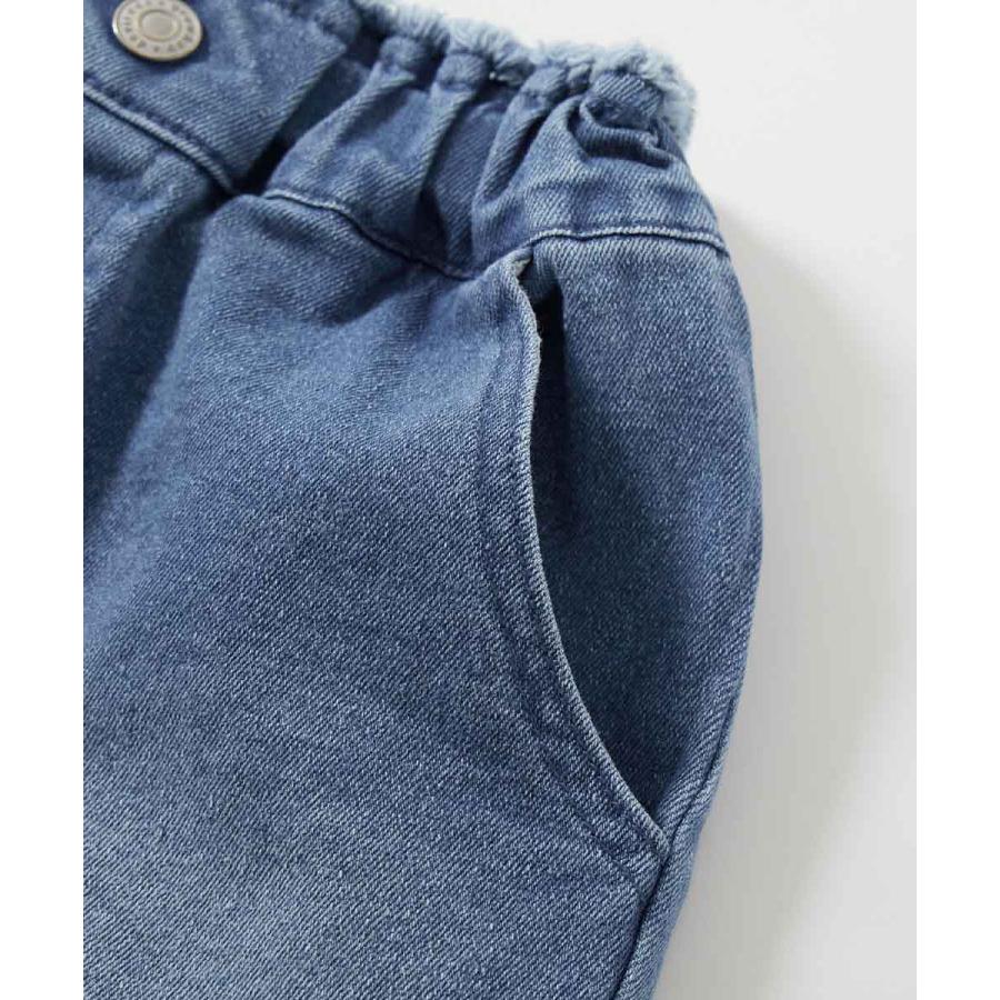 ハーフパンツ ショートパンツ ボトムス 楽デニム リボンデザインショートパンツ キッズ 子供服 女の子  デビロック devirock 25ss_ガールズトレンド | devirock | 12