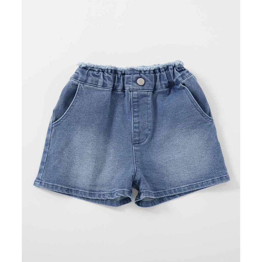 ハーフパンツ ショートパンツ ボトムス 楽デニム リボンデザインショートパンツ キッズ 子供服 女の子  デビロック devirock 25ss_ガールズトレンド | devirock | 15