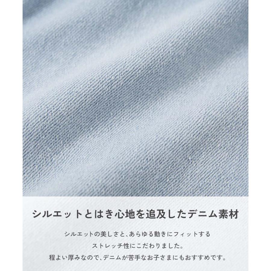 ハーフパンツ ショートパンツ ボトムス 楽デニム リボンデザインショートパンツ キッズ 子供服 女の子  デビロック devirock 25ss_ガールズトレンド | devirock | 06