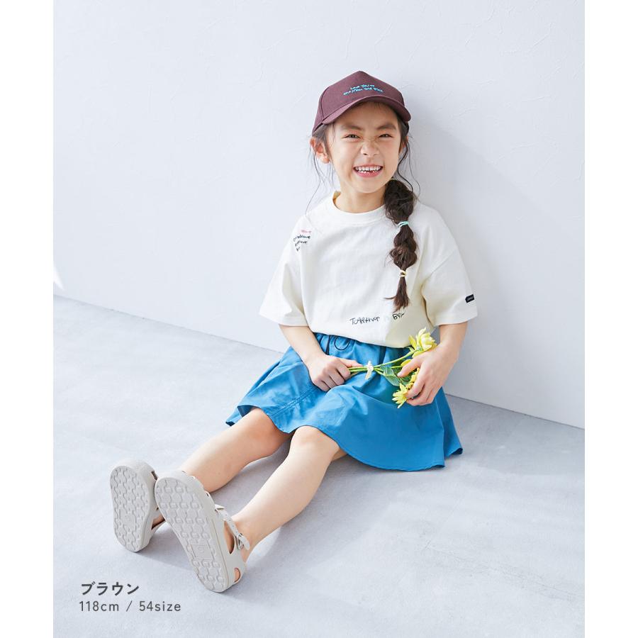 帽子 キャップ 【makoコラボ】親子で使える リネン混キャップ キッズ 子供服 女の子  デビロック devirock | devirock | 12
