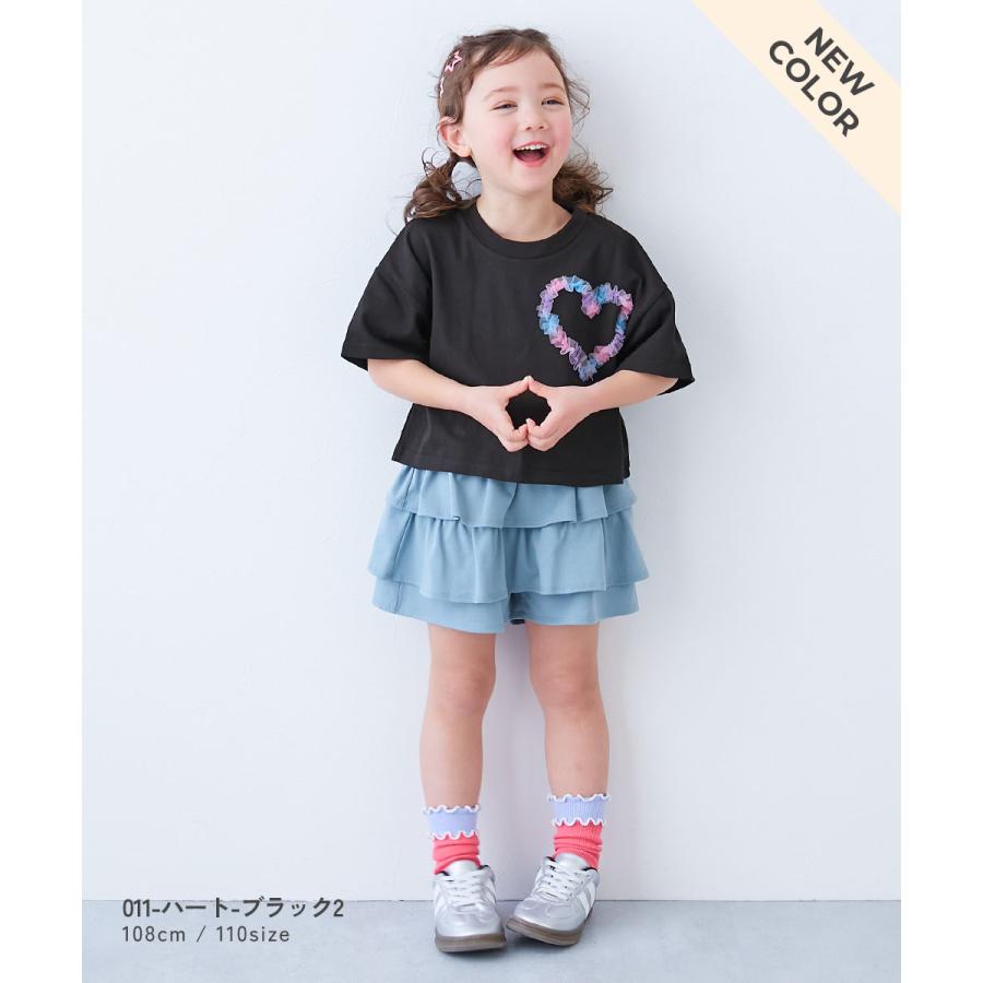 devirock（デビロック） ハート リボン Tシャツ トップス チュール