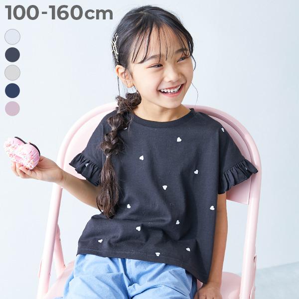 devirock（デビロック） ハート柄 ハート Tシャツ トップス ハート総柄