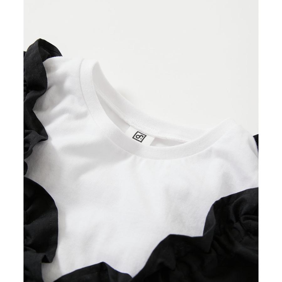 Tシャツ トップス 【makoコラボ 】大人用 フリルビスチェ＆Tシャツセット キッズ 子供服 男の子  デビロック devirock | devirock | 16