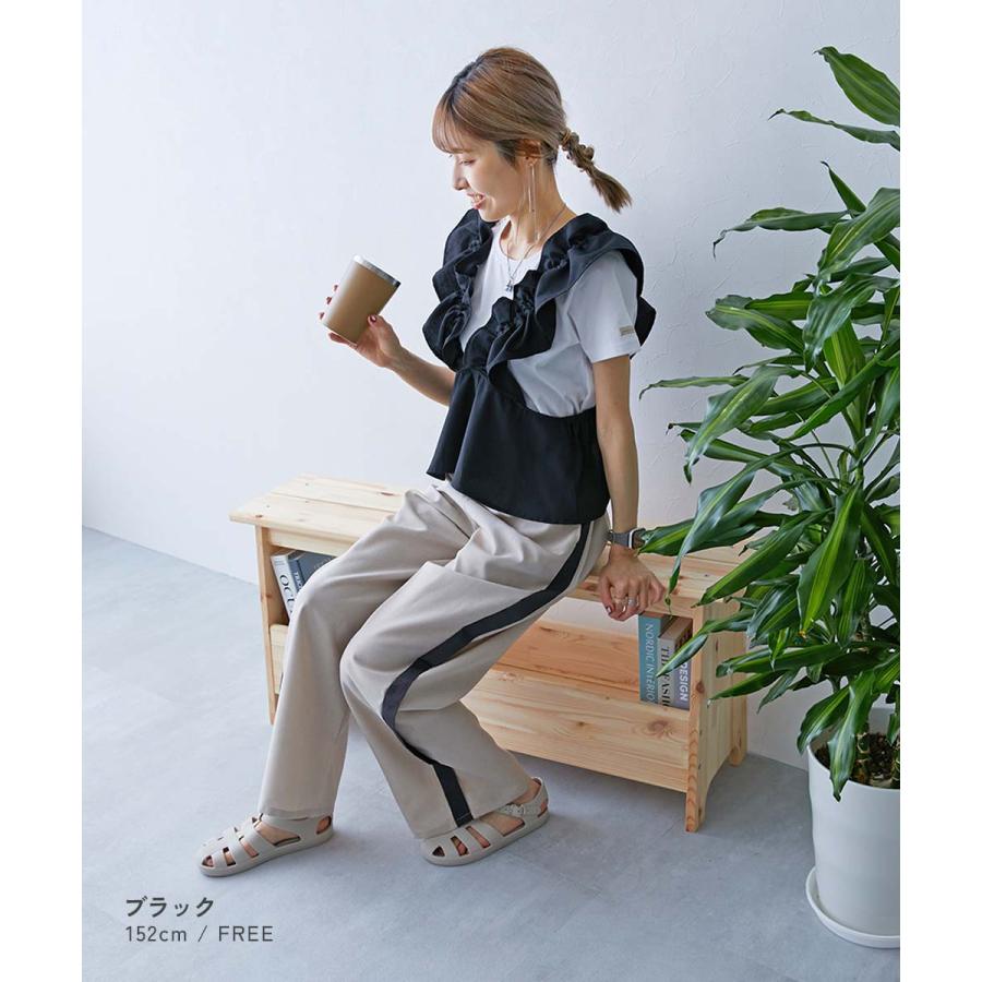 Tシャツ トップス 【makoコラボ 】大人用 フリルビスチェ＆Tシャツセット キッズ 子供服 男の子  デビロック devirock | devirock | 09