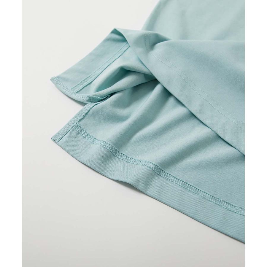 Tシャツ トップス 【ひやシャリ】接触冷感 無地 ビッグシルエット 大人 半袖Tシャツ キッズ 子供服 男の子 女の子  デビロック devirock | devirock | 19