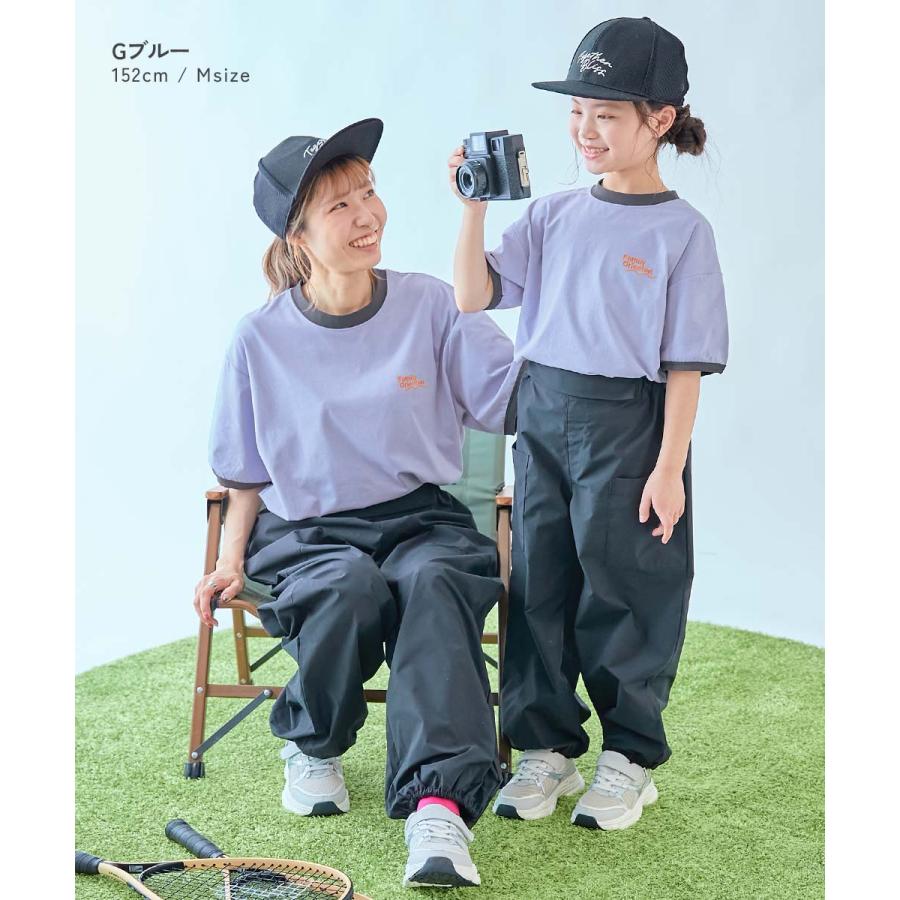 Tシャツ トップス 【おーちゃんコラボ】蚊をよせつけにくい 防蚊 リンガー 大人用 半袖Ｔシャツ キッズ 子供服 男の子 女の子  デビロック devirock | devirock | 14