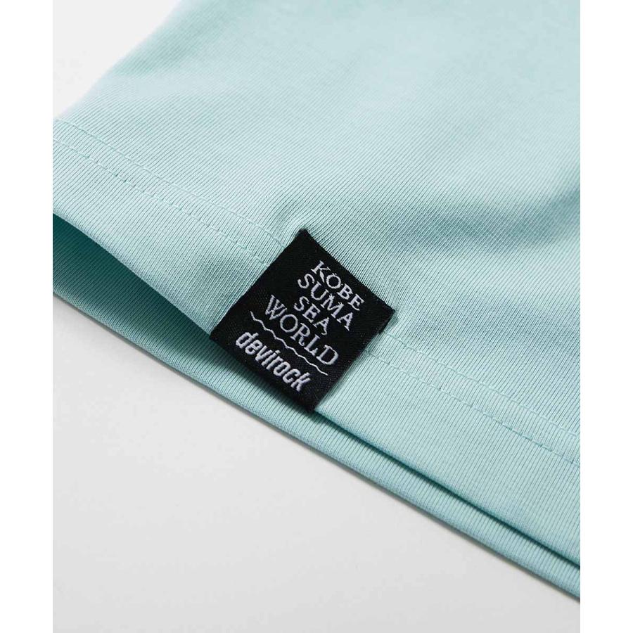 Tシャツ トップス 【神戸須磨シーワールドコラボ】色が変わるマジックプリント 接触冷感 2WAY大人フォトTシャツ デビロック devirock | devirock | 18