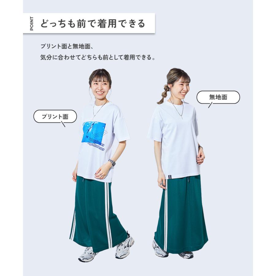 Tシャツ トップス 【神戸須磨シーワールドコラボ】色が変わるマジックプリント 接触冷感 2WAY大人フォトTシャツ デビロック devirock | devirock | 09
