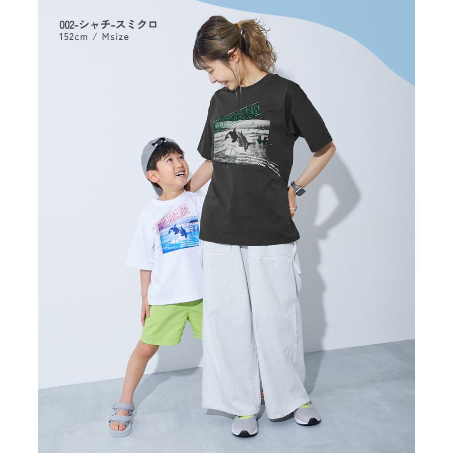 Tシャツ トップス 【神戸須磨シーワールドコラボ】色が変わるマジックプリント 接触冷感 2WAY大人フォトTシャツ デビロック devirock | devirock | 12