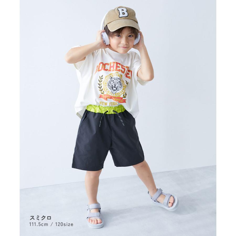 ハーフパンツ ショートパンツ ボトムス シワになりにくい ウエスト切り替え ハーフパンツ キッズ 子供服 男の子 女の子  デビロック devirock | devirock | 10