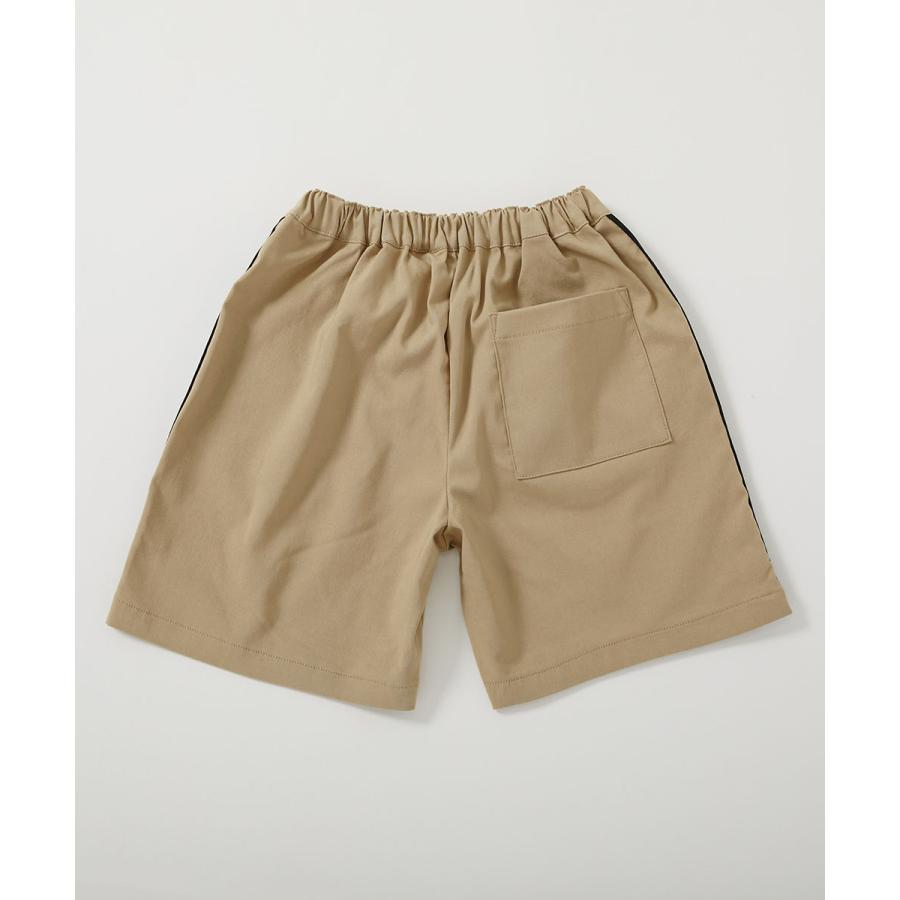 ハーフパンツ ショートパンツ ボトムス よくばりストレッチ ツイル ラインハーフパンツ キッズ 子供服 男の子 女の子  デビロック devirock | devirock | 16