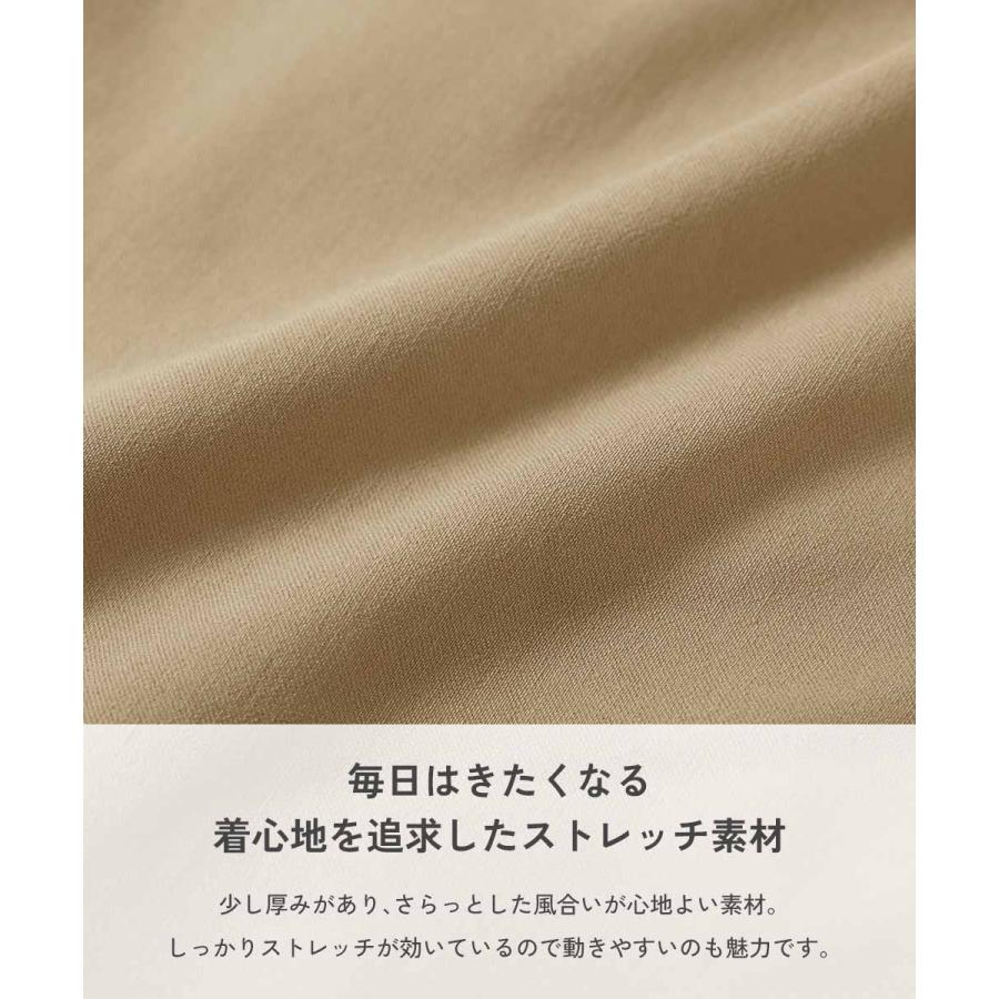 ハーフパンツ ショートパンツ ボトムス よくばりストレッチ ツイル ラインハーフパンツ キッズ 子供服 男の子 女の子  デビロック devirock | devirock | 06