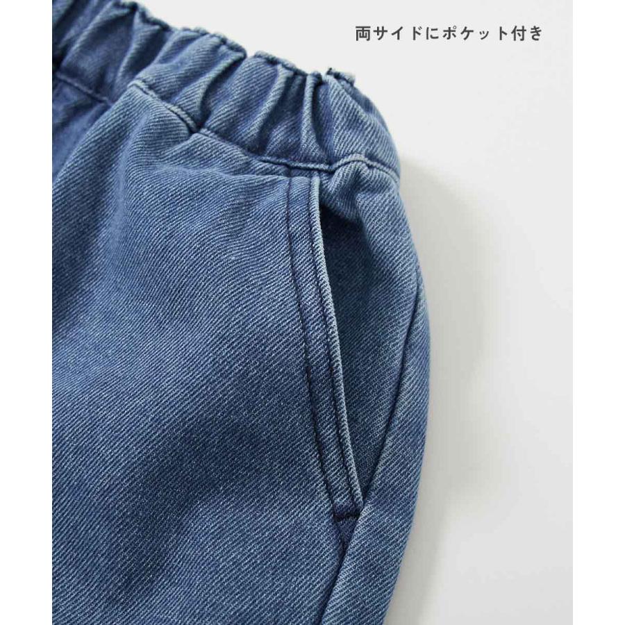 ハーフパンツ ショートパンツ ボトムス ルーズシルエット デニム ペインターハーフパンツ キッズ 子供服 男の子 女の子  デビロック devirock | devirock | 07