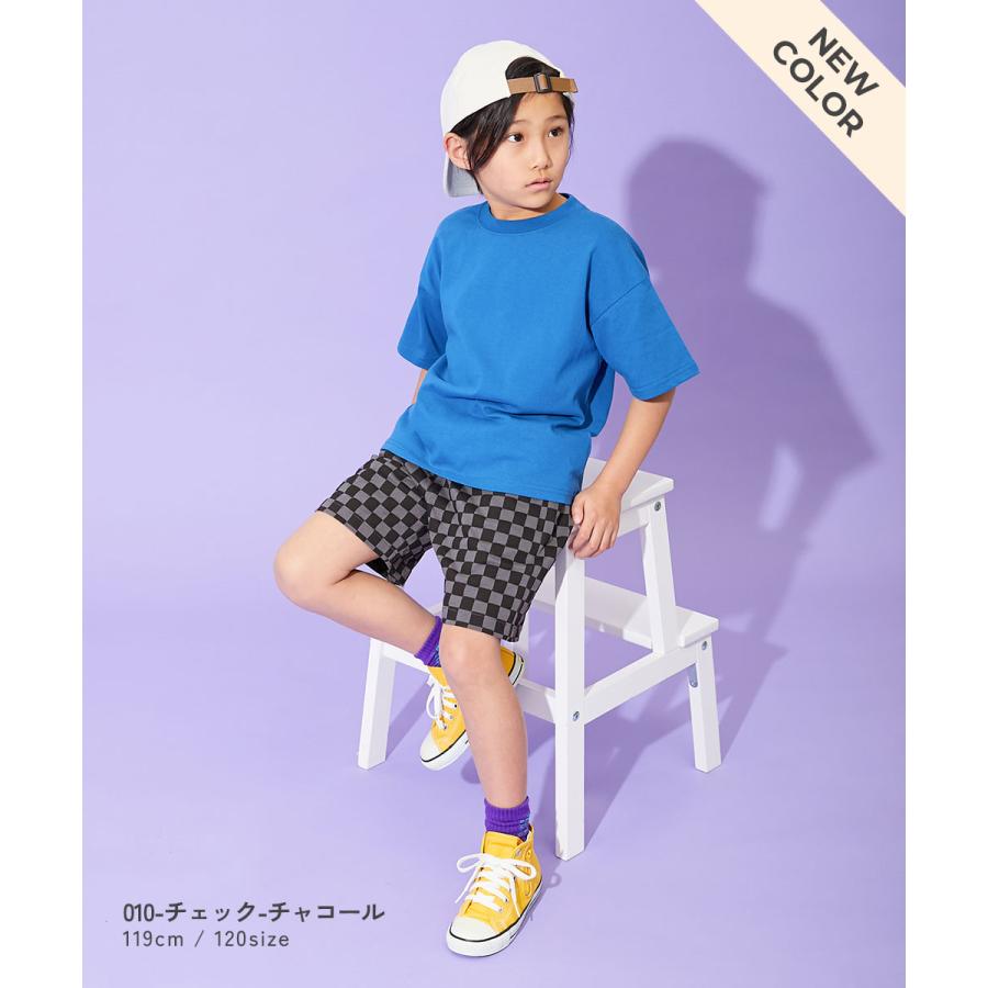 半ズボン 短パン ウエストゴム ハーフパンツ ショートパンツ ボトムス デザインいろいろ 無地ワンポイント＆総柄 ミニ裏毛ハーフパンツ   devirock 爆買 | devirock | 33