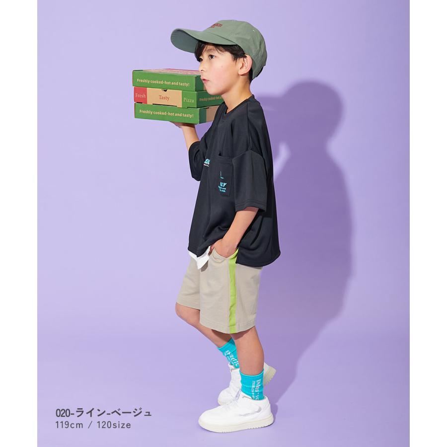 半ズボン 短パン ウエストゴム ハーフパンツ ショートパンツ ボトムス デザインいろいろ 無地ワンポイント＆総柄 ミニ裏毛ハーフパンツ   devirock 爆買 | devirock | 36