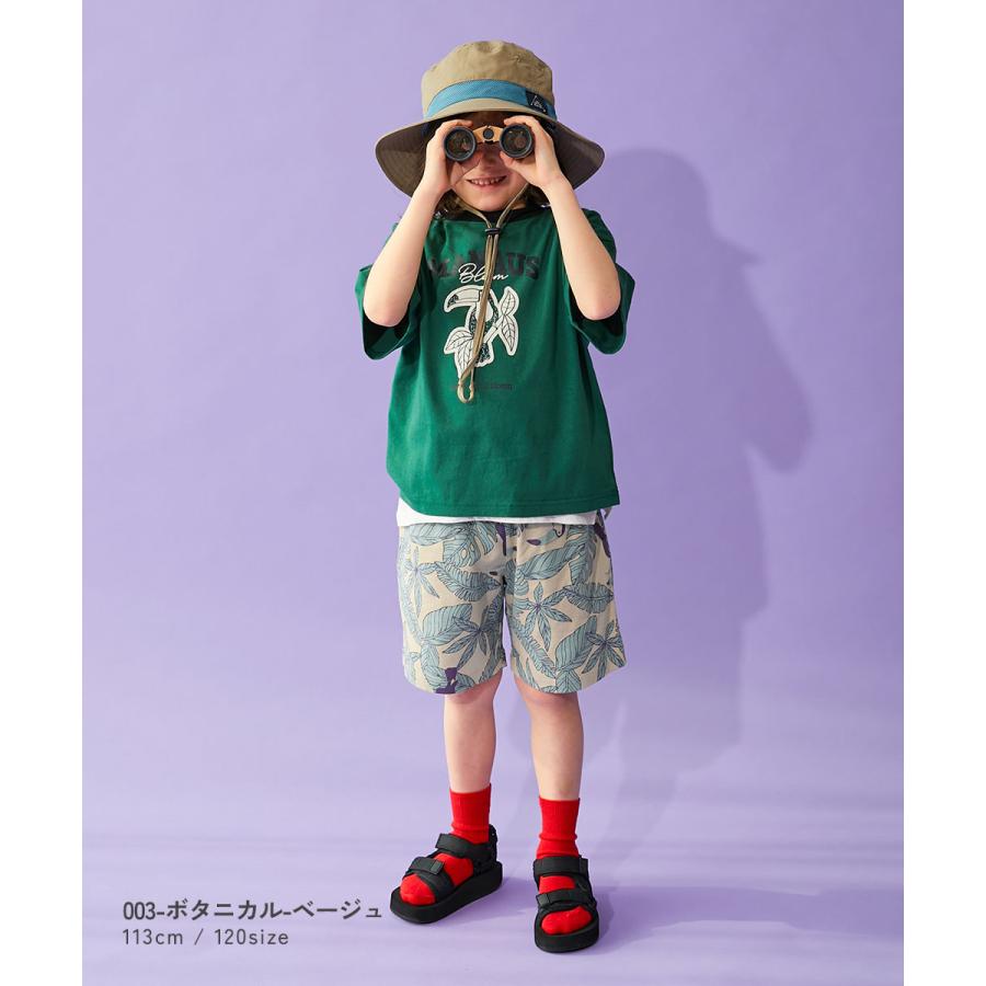 半ズボン 短パン ウエストゴム ハーフパンツ ショートパンツ ボトムス デザインいろいろ 無地ワンポイント＆総柄 ミニ裏毛ハーフパンツ   devirock 爆買 | devirock | 28