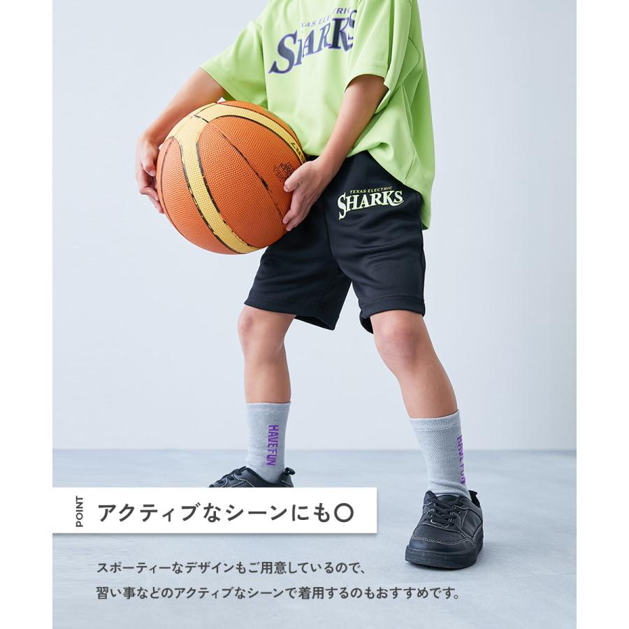 ハーフパンツ ショートパンツ ボトムス 速乾 サラっとストレッチ メッシュ デビラボ スポーツ ハーフパンツ キッズ 子供服 男の子 女の子  デビロック devirock | devirock | 19