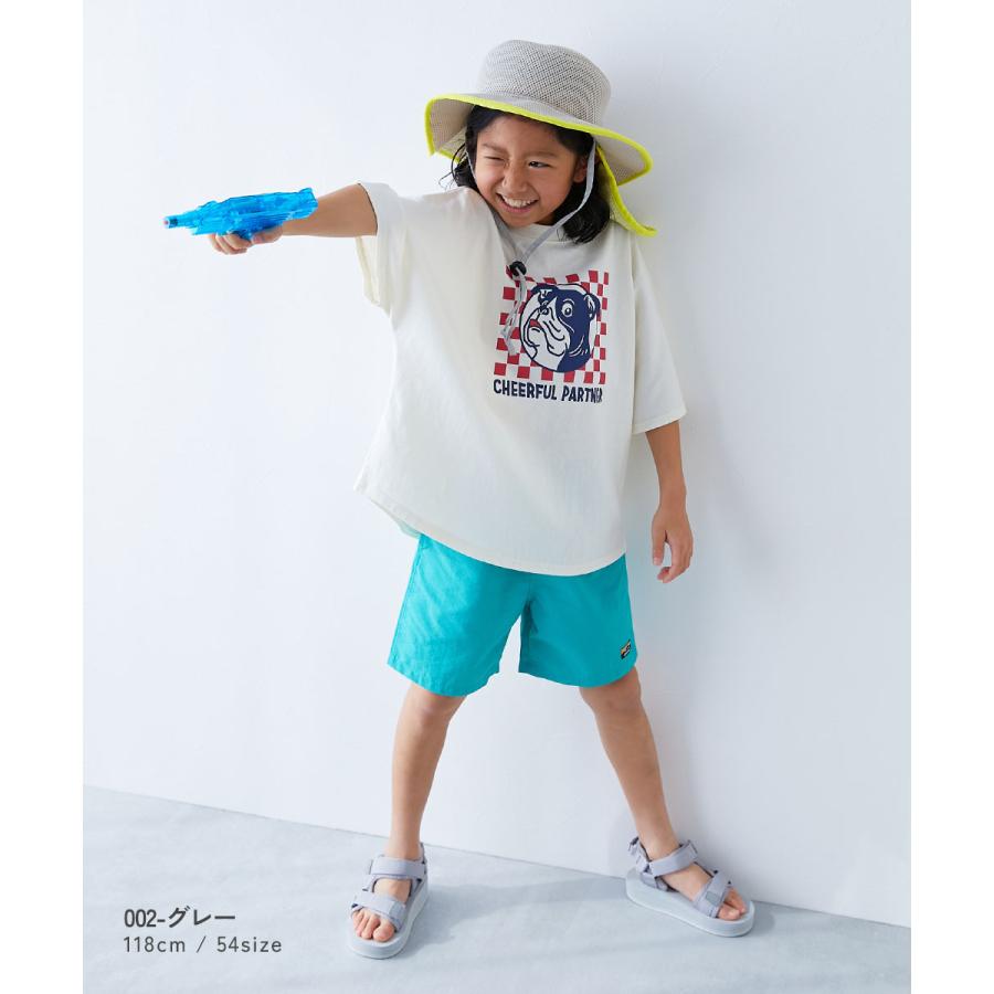 帽子 ハット 気化熱のチカラでひんやり UVカット 保冷剤も入れられる日よけ付き ハット キッズ 子供服 男の子 女の子  デビロック devirock | devirock | 08