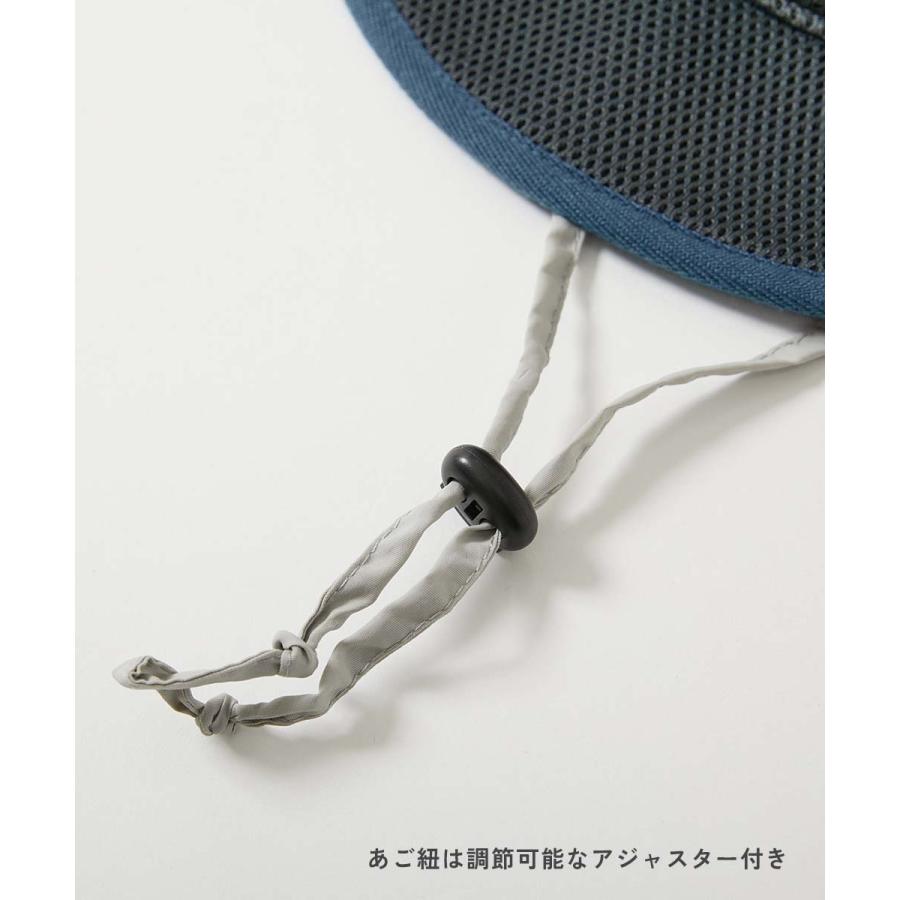 帽子 ハット 気化熱のチカラでひんやり UVカット 保冷剤も入れられる日よけ付き ハット キッズ 子供服 男の子 女の子  デビロック devirock | devirock | 12