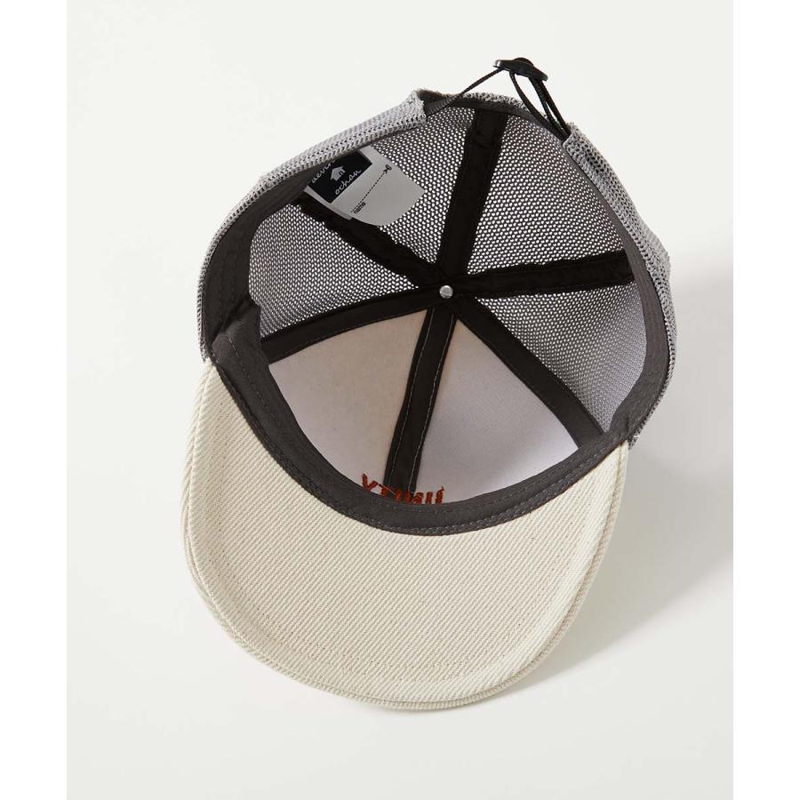 帽子 キャップ 【おーちゃんコラボ】親子で使える フラットバイザー メッシュキャップ キッズ 子供服 男の子 女の子  デビロック devirock | devirock | 14