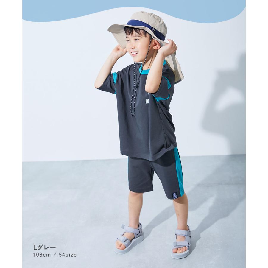 帽子 ハット 【神戸須磨シーワールドコラボ】つばが広いUVカット サファリハット キッズ 子供服 男の子 女の子  デビロック devirock | devirock | 10