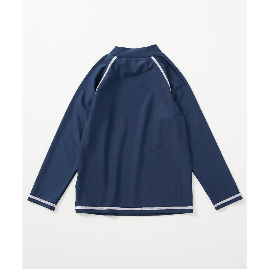 UVカット スクール用 Tシャツ型 長袖ラッシュガード キッズ 子供服 男の子 女の子  デビロック devirock | devirock | 18