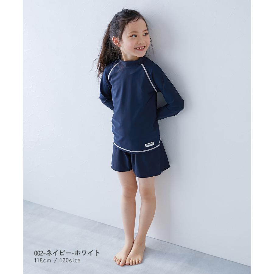 UVカット スクール用 Tシャツ型 長袖ラッシュガード キッズ 子供服 男の子 女の子  デビロック devirock | devirock | 10