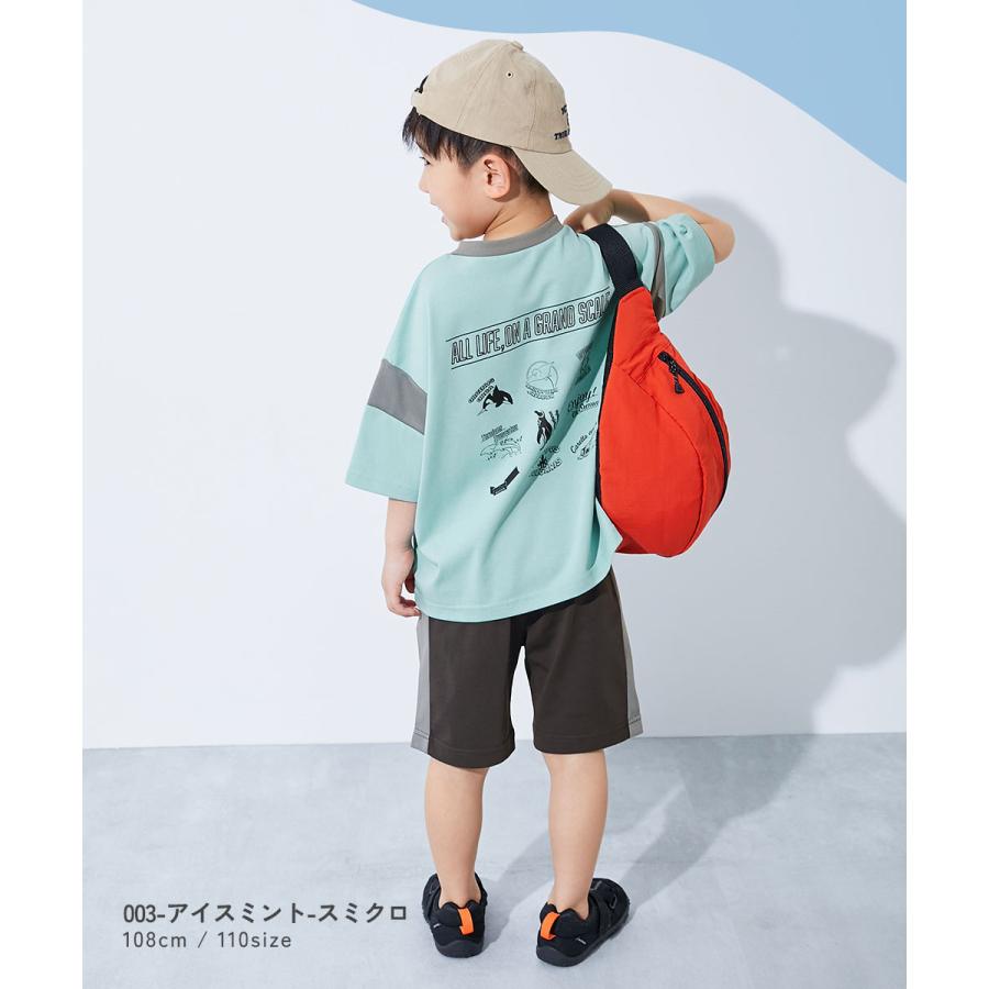 セットアップ オールインワン 【神戸須磨シーワールドコラボ】色が変わるマジックプリント 接触冷感 キッズ 子供服 男の子 女の子  デビロック devirock | devirock | 11