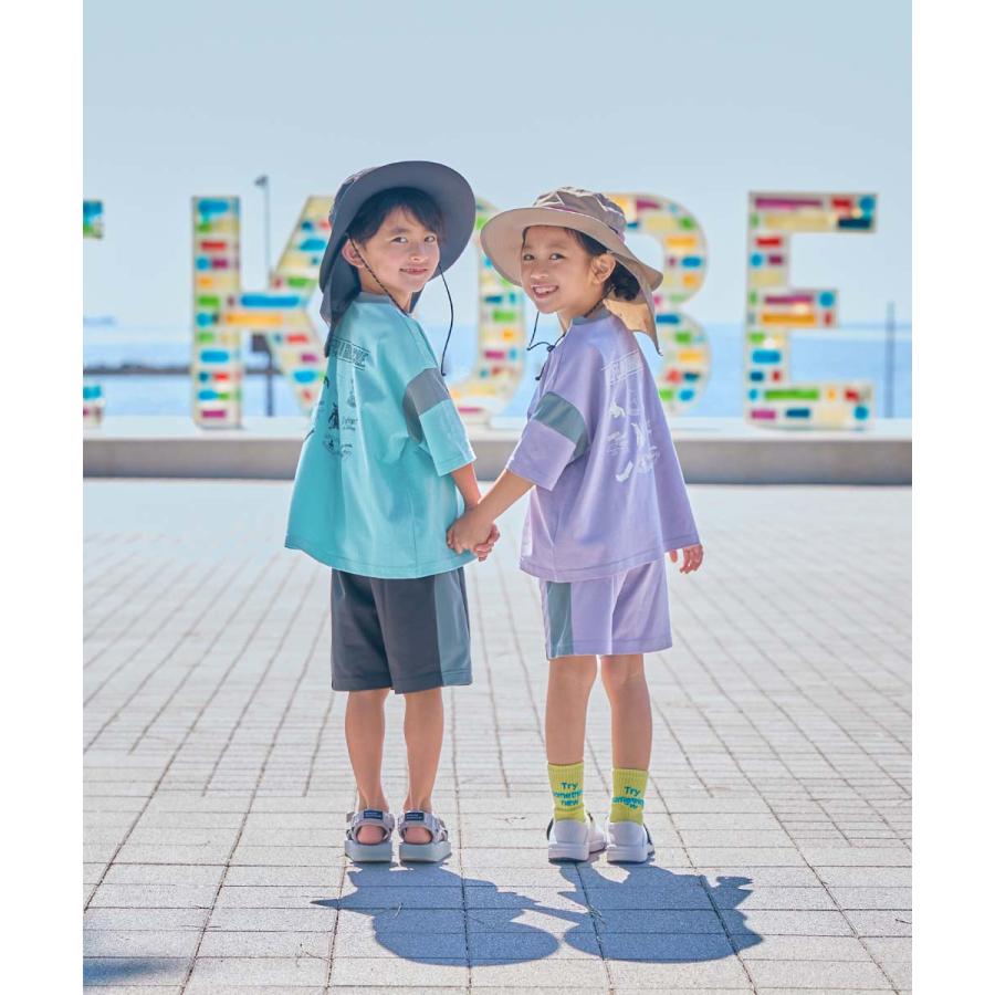 セットアップ オールインワン 【神戸須磨シーワールドコラボ】色が変わるマジックプリント 接触冷感 キッズ 子供服 男の子 女の子  デビロック devirock | devirock | 12