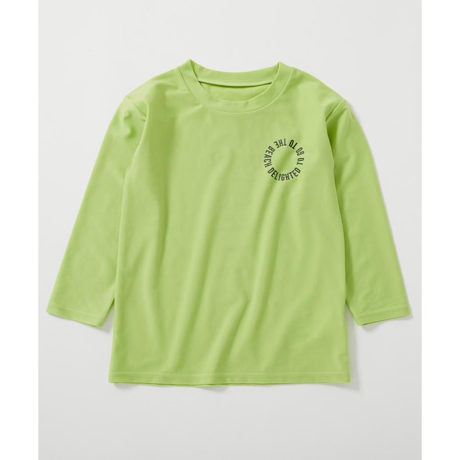 長袖ラッシュガード 水着 プールグッズ 水泳 海水浴 UVカット Tシャツ型 長袖ラッシュガード キッズ 子供服 男の子 女の子  デビロック devirock | devirock | 18