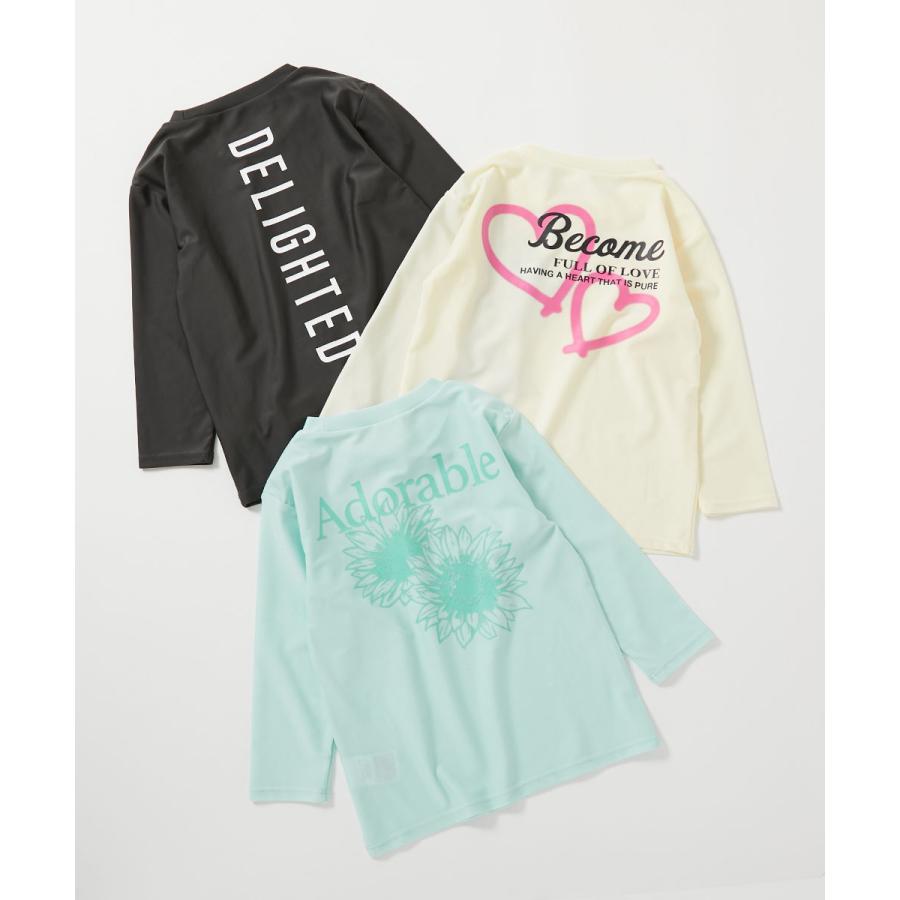 長袖ラッシュガード 水着 プールグッズ 水泳 海水浴 UVカット Tシャツ型 長袖ラッシュガード キッズ 子供服 男の子 女の子  デビロック devirock | devirock | 22