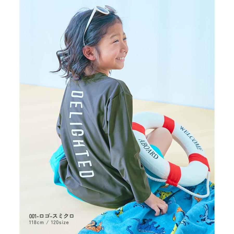 長袖ラッシュガード 水着 プールグッズ 水泳 海水浴 UVカット Tシャツ型 長袖ラッシュガード キッズ 子供服 男の子 女の子  デビロック devirock | devirock | 09