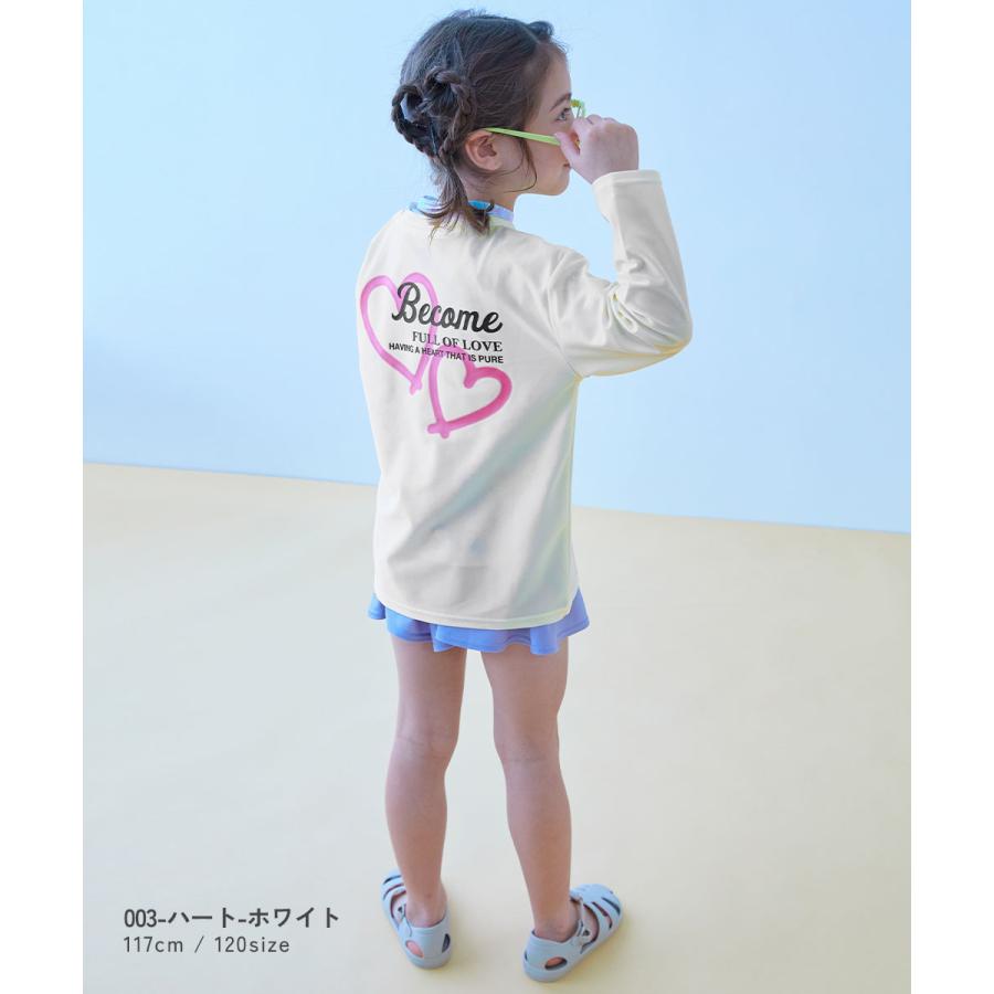長袖ラッシュガード 水着 プールグッズ 水泳 海水浴 UVカット Tシャツ型 長袖ラッシュガード キッズ 子供服 男の子 女の子  デビロック devirock | devirock | 11