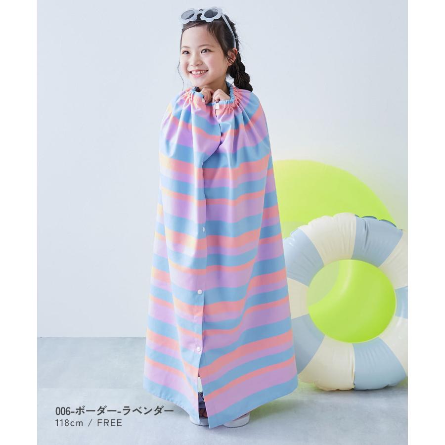 タオル ラップタオル プールグッズ 水泳 海水浴 吸水速乾 コンパクト ラップタオル 100cm キッズ 子供服 男の子 女の子 デビロック devirock | devirock | 20