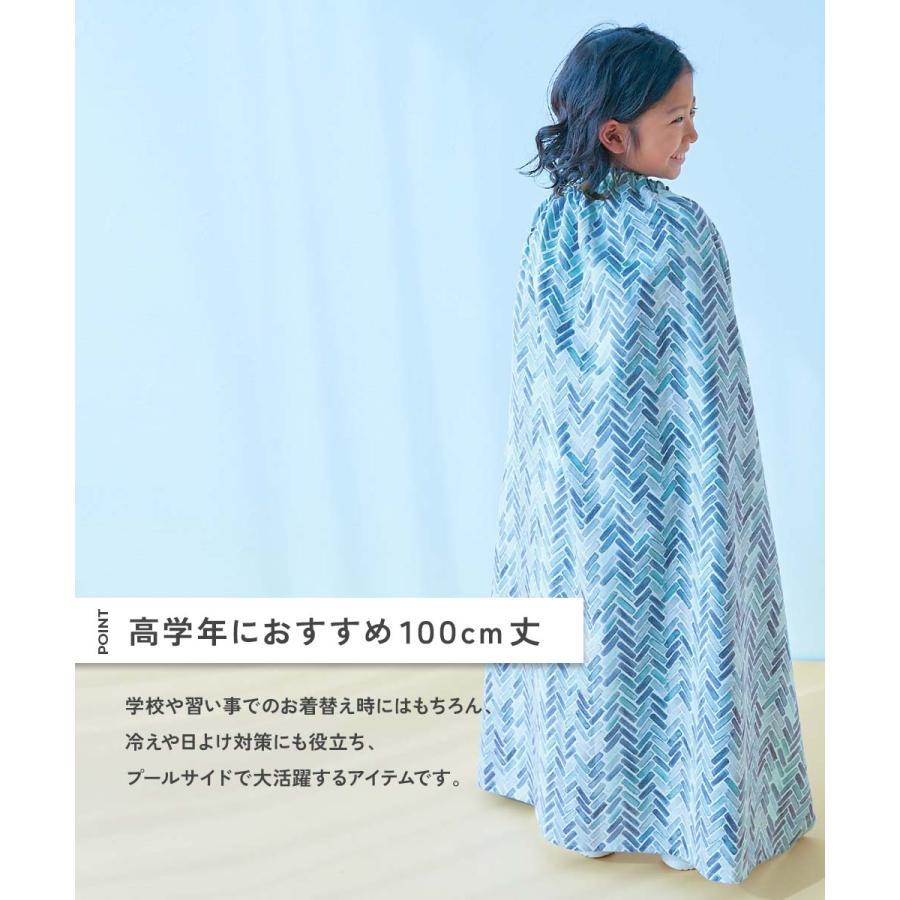 タオル ラップタオル プールグッズ 水泳 海水浴 吸水速乾 コンパクト ラップタオル 100cm キッズ 子供服 男の子 女の子  デビロック devirock | devirock | 11