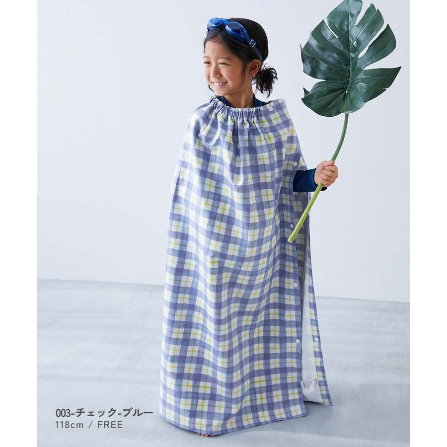 タオル ラップタオル プールグッズ 水泳 海水浴 吸水速乾 コンパクト ラップタオル 100cm キッズ 子供服 男の子 女の子  デビロック devirock | devirock | 15