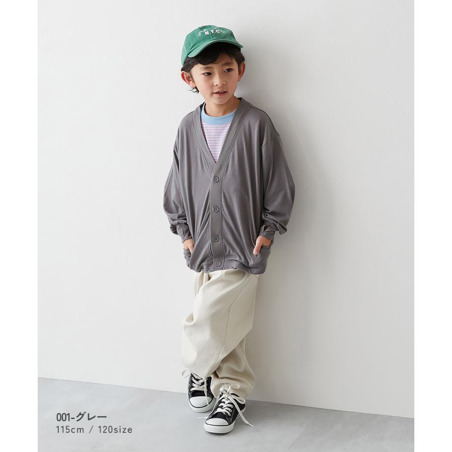 カーディガン トップス UVカット ゆるっとカーディガン キッズ 子供服 男の子 女の子  デビロック devirock 25SS_UV | devirock | 07