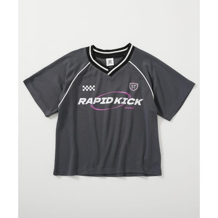 【アウトレット】Tシャツ トップス 速乾 サラっとストレッチメッシュ ゲーミング半袖Tシャツ キッズ 子供服 男の子 女の子  デビロック devirock | devirock | 20