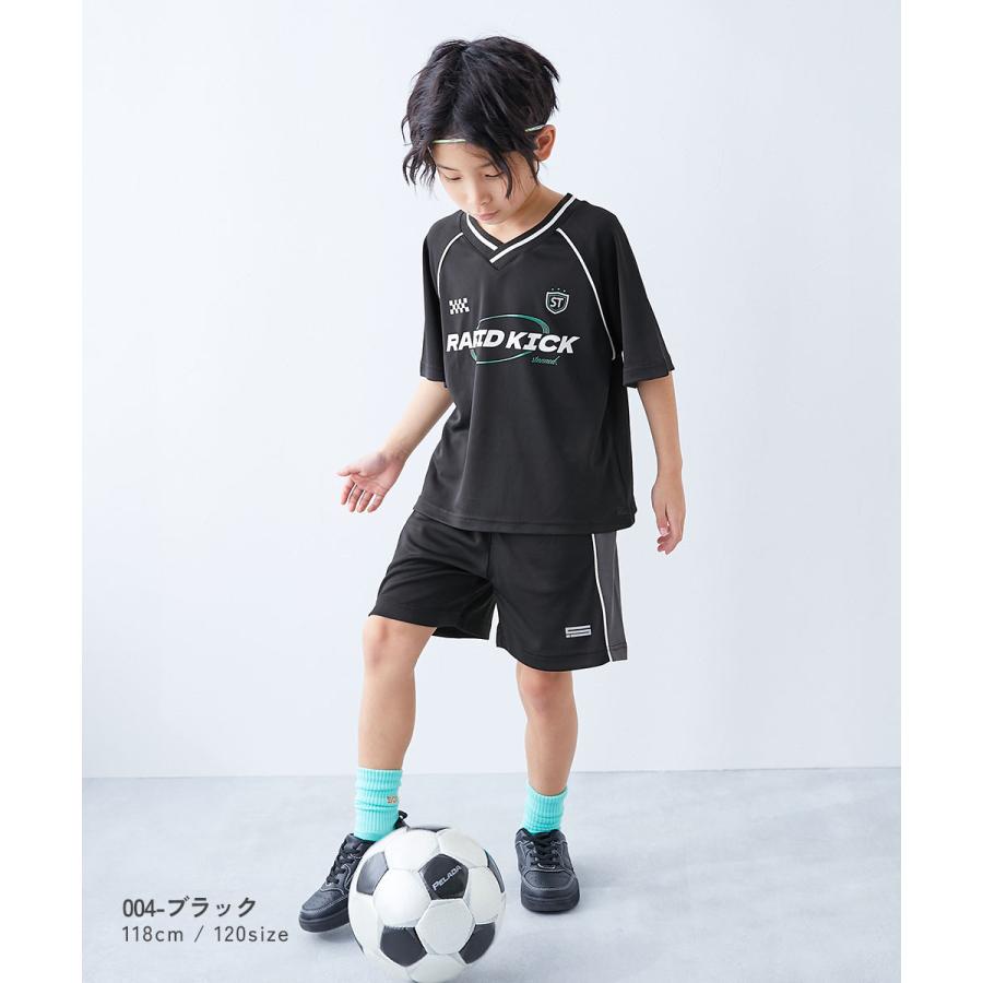 【アウトレット】Tシャツ トップス 速乾 サラっとストレッチメッシュ ゲーミング半袖Tシャツ キッズ 子供服 男の子 女の子  デビロック devirock | devirock | 14