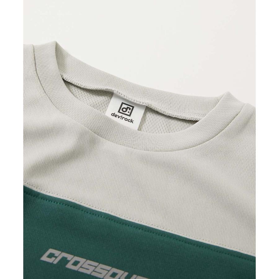 【アウトレット】Tシャツ トップス 速乾 サラっとストレッチメッシュ ナンバリング半袖Tシャツ キッズ 子供服 男の子 女の子  デビロック devirock | devirock | 15